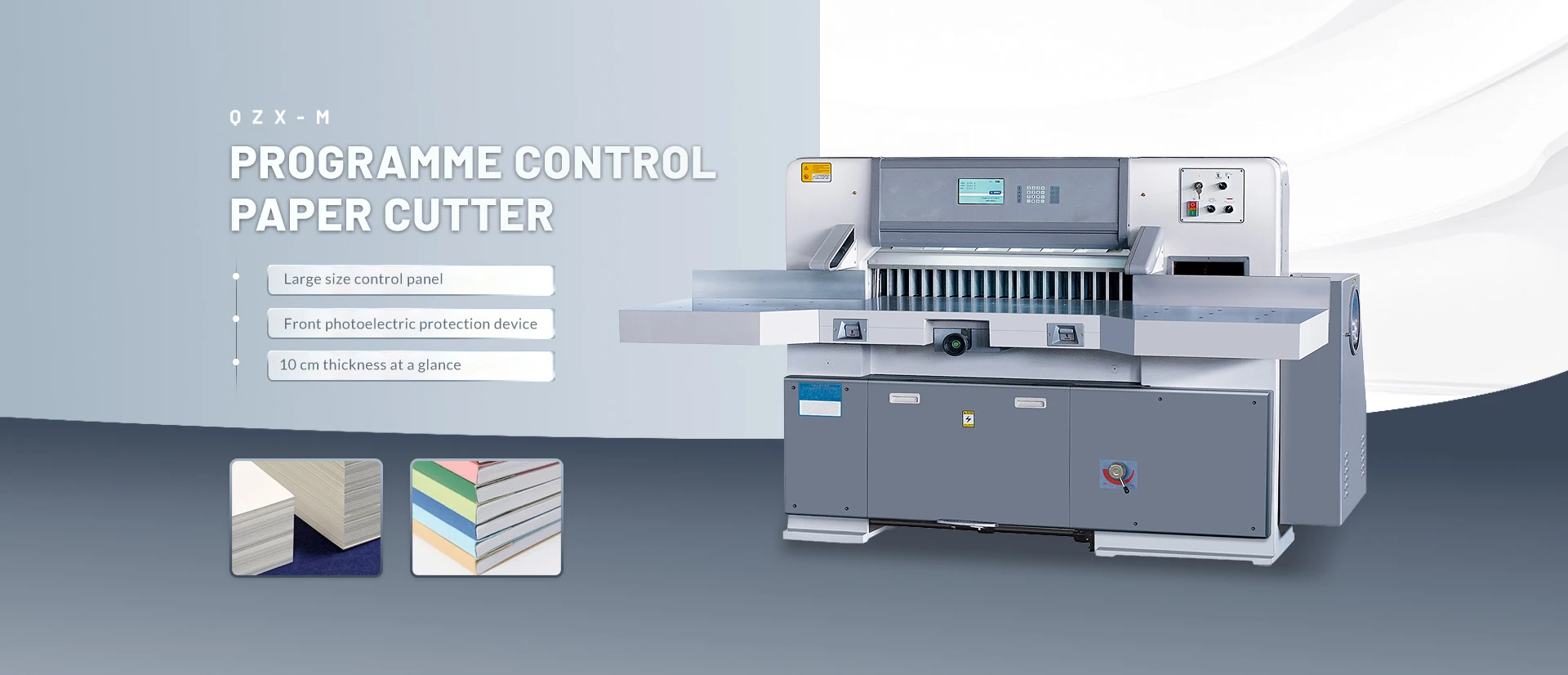 QZX-M PROGRAMME CONTROL PAPER CUTTER