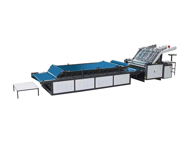 semi auto flute laminator machine