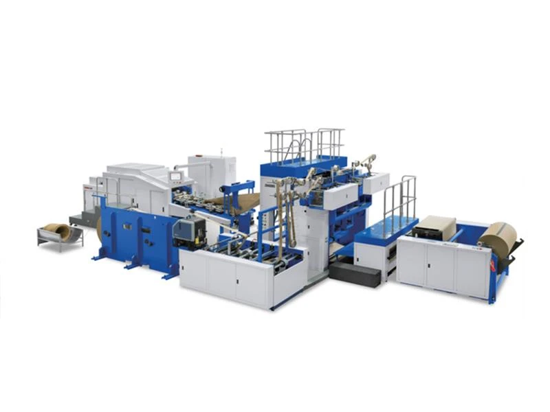 roll feeding paper bag machine